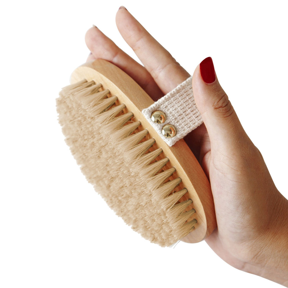 Plant-Based Body Brush I Vegan Dry Brush I Organic Bodycare